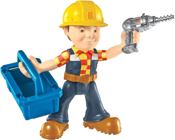 Figurka Fisher Price Bob The Builder Minifigurka z wiertarką 13 cm (0887961206111) - obraz 2