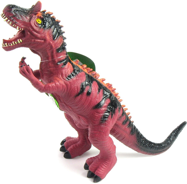 Figurka Swede Dinozaur z dźwiękiem Różowa 40 cm (5902496169153) - obraz 1