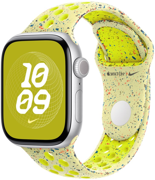 Pasek Apple Nike Sport Band do Apple Watch 40mm S/M Volt Splash (MC1R4) - obraz 1