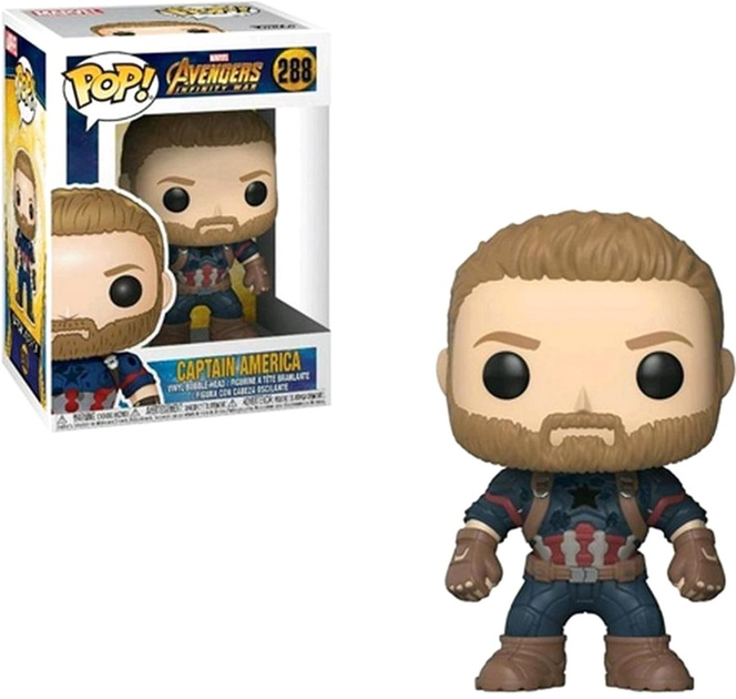 Figurka Funko Pop Avengers Captain America 9 cm (0889698264662) - obraz 1