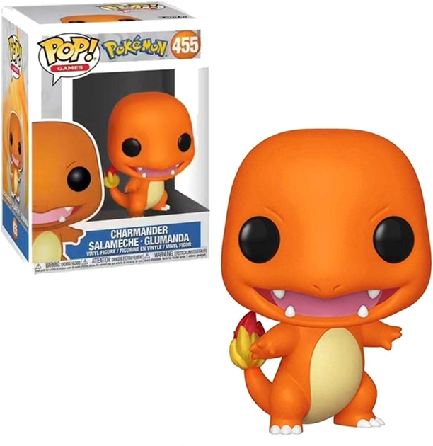 Figurka Funko Pop Games Pokemon Charmander 9 cm (0889698504034) - obraz 1