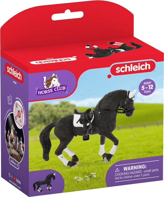 Figurka Schleich Horse Club Koń Fryzyjski 9.5 cm (4055744030048) - obraz 1