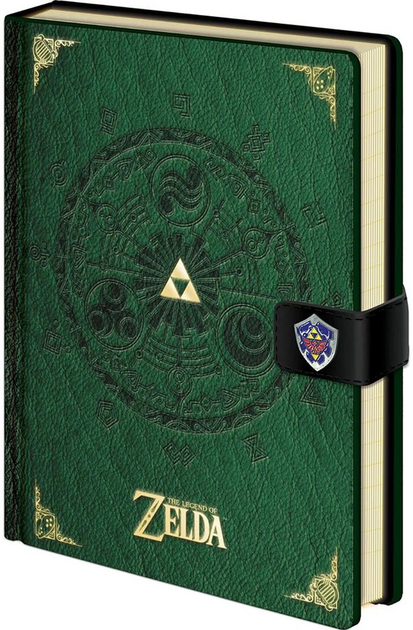 Блокнот преміум Pyramid The Legend of Zelda Medallion A5 (5051265724441) - зображення 1