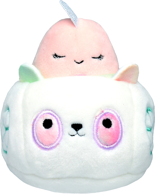 М'яка іграшка Kellytoys Squishmallows Squishville Міні звірятко Іві з транспортним 5 см (0191726410140) - зображення 2