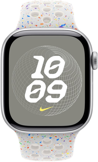 Ремінець Apple Nike Sport Band для Apple Watch 42mm M/L Pure Platinum (MYJN3) - зображення 2