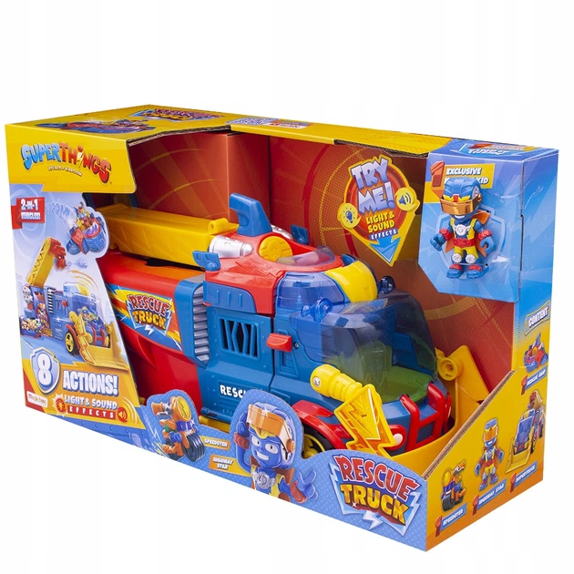 Super Things - 10-а серія Zings Rescue Force Truck 19757 рятувальна вантажівка Magicbox - изображение 7