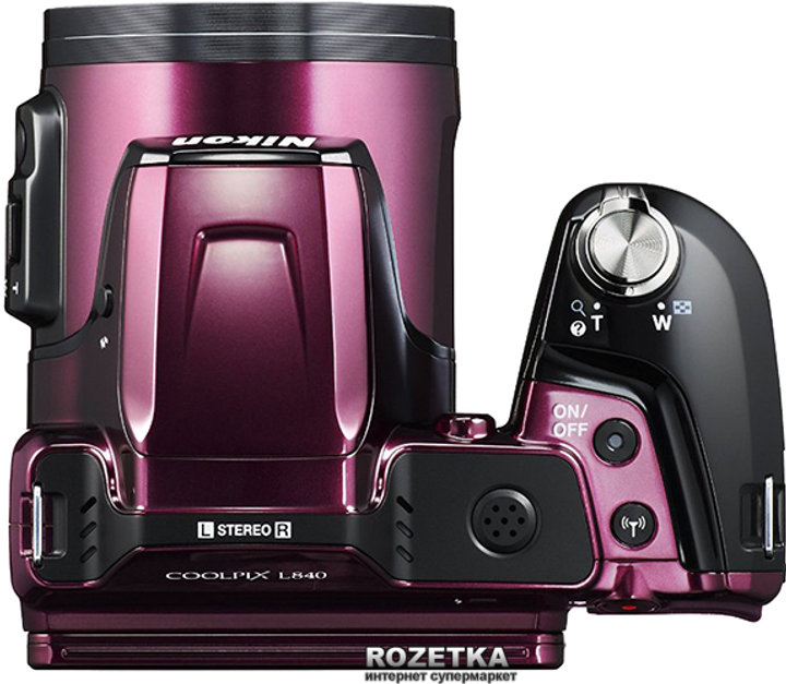 Фотоаппарат Nikon Coolpix L840 Plum (VNA772E1) + сумка +
