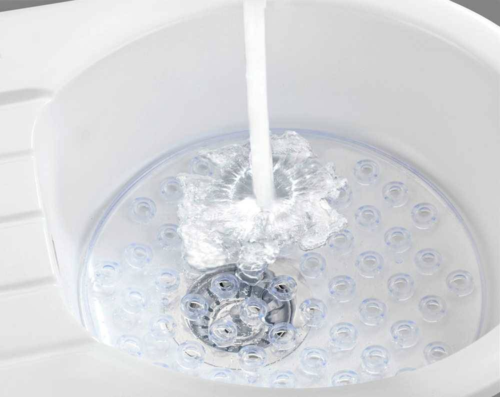 Mata do zlewu Wenko Kristal okrągła 31 cm Transparentna (4008838819753) - obraz 9