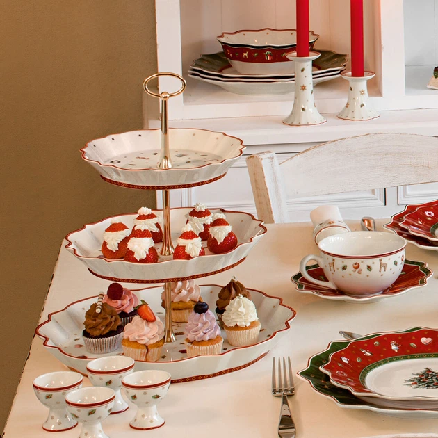 Сервірувальне блюдо 3-х ярусне Villeroy & Boch Toy's Delight 33 см (1485857880) - зображення 3