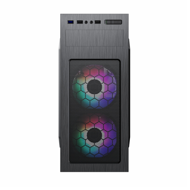 Корпус для комп'ютера Midіtower GameMax MT525-2U3TYC-3FAN без БЖ Чорний / Корпус для ПК - зображення 3