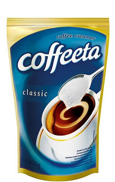 Сухі вершки до кави Coffeeta Coffee Creamer Classic Кофета для кремової Кави Класичні 200г - Фото 1 Сухі вершки до кави Coffeeta Coffee Creamer Classic Кофета для кремової Кави Класичні 200г - изображение 1