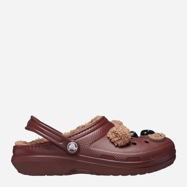 Дитячі крокси для хлопчика Crocs Classic Lined Iam Brown Bear Clog Kids T 210019-2FL 24-25 (C8) Коричневі (0196265758791) - зображення 1