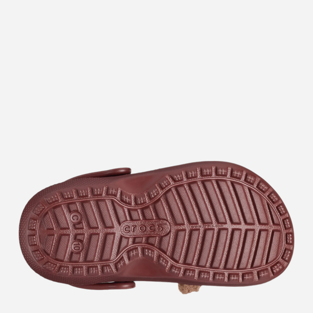 Дитячі крокси-сабо для хлопчика утеплені Crocs Classic Lined Iam Brown Bear Clog Kids T 210019-2FL 24-25 (C8) Коричневі (0196265758791) - зображення 5