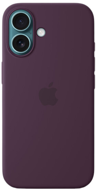 Etui Apple iPhone 16 Silicone Case MagSafe Plum (MYY43ZM/A) - obraz 1