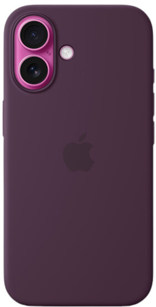 Чохол Apple iPhone 16 Silicone Case MagSafe Plum (MYY43) - зображення 3