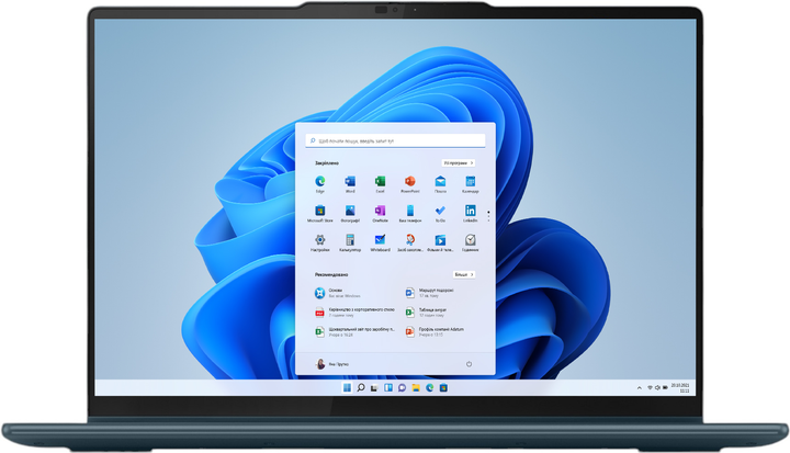 Ноутбук Lenovo Yoga 7 2-in-1 14IML9 (83DJ005GPB) Tidal Teal + фірмовий чохол - зображення 2