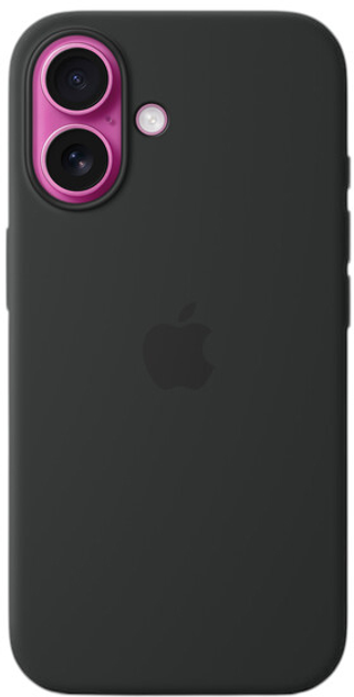 Чохол Apple iPhone 16 Plus Silicone Case MagSafe Black (MYY93) - зображення 3