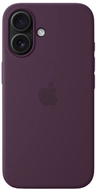 Etui Apple iPhone 16 Plus Silicone Case MagSafe Plum (MYYD3) - obraz 5