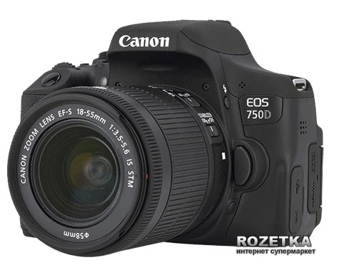 Фотоаппарат Canon EOS 750D 18-55mm STM купить на ROZETKA