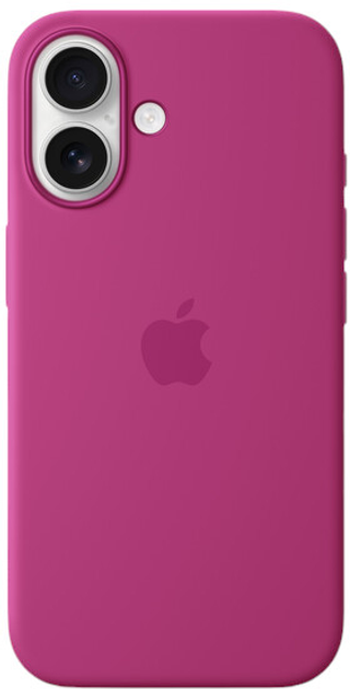 Etui Apple iPhone 16 Plus Silicone Case MagSafe Fuchsia (MYYE3) - obraz 4
