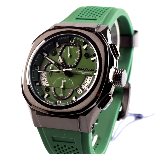 Наручные часы GoodYear Черный/Зеленый – купить