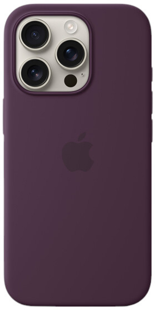 Чохол Apple iPhone 16 Pro Max Silicone Case MagSafe Plum (MYYW3ZM/A) - зображення 1