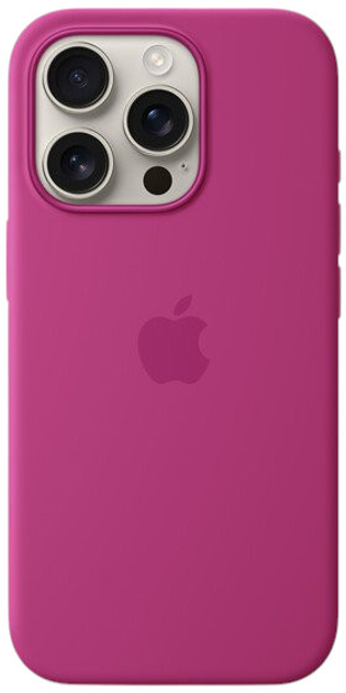 Чохол Apple iPhone 16 Pro Max Silicone Case MagSafe Fuchsia (MYYX3ZM/A) - зображення 1