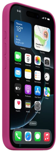 Чохол Apple iPhone 16 Pro Max Silicone Case MagSafe Fuchsia (MYYX3ZM/A) - зображення 2