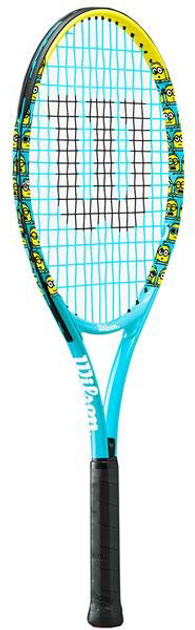 Тенісна ракетка Wilson Minions 2.0 JR 25 WR097310H 3 7/8 blue/ yellow (0097512589468) - зображення 2