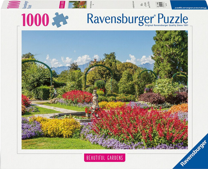 Puzzle Ravensburger Ogród Willa Pallavicino 70 x 50 cm 1000 elementów (4005555008521) - obraz 1