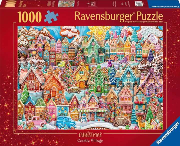 Пазл Ravensburger Різдвяне печиво 70 x 50 см 1000 деталей (4005555012672) - зображення 1