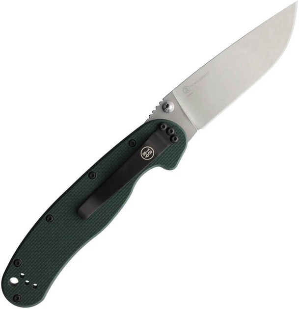 Ніж Ontario Rat Model 1 Forest Green G-10 S35VN Stonewash - 8992 - зображення 2