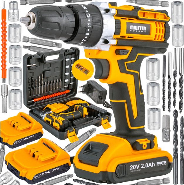Акумуляторний шуруповерт Majster Polska 20V - зображення 9
