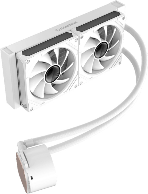 Система жидкостного охлаждения GameMax IceBurg 240 Digital WH - изображение 3