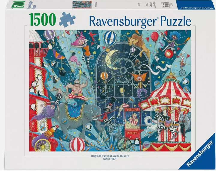 Puzzle Ravensburger 1500 Fantastyczne wesołe miasteczko 80 x 60 cm 1500 elementów (4005555007975) - obraz 1