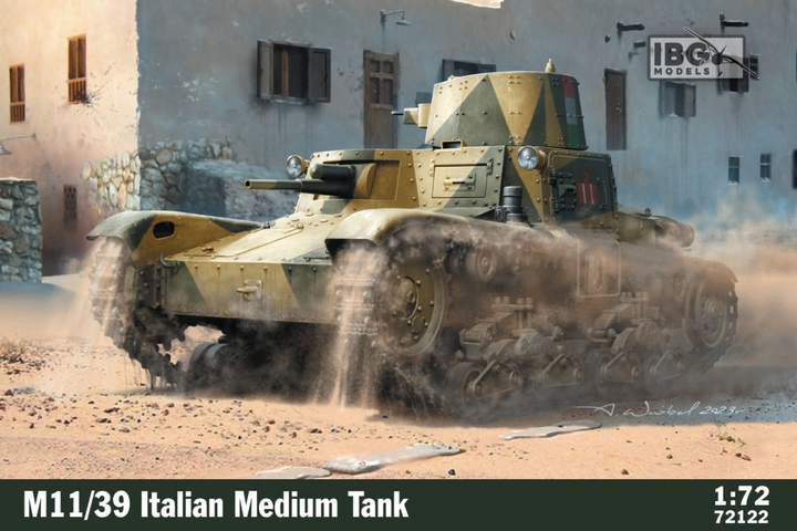 Модель для склеювання IBG Models Танк M11/39 Italian Medium Tank 1:72 (5907747903050) - зображення 1