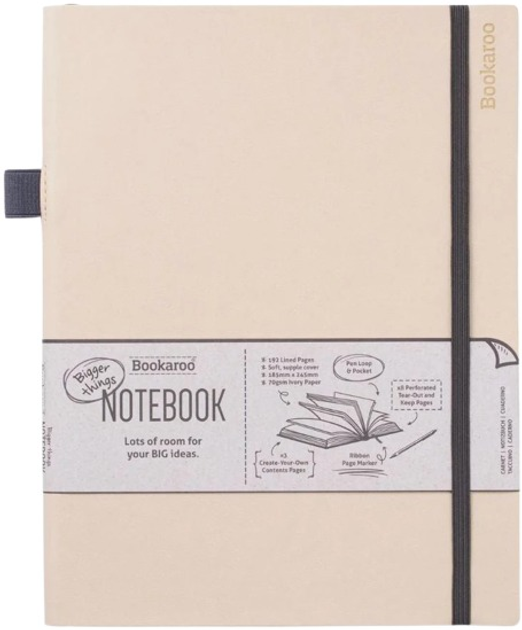 Notatnik IF Bookaroo Journal B5 Beżowy (5035393536343) - obraz 1