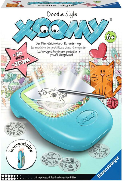 Набір для малювання Ravensburger Xoomy Midi Doodle Style (4005556235322) - зображення 1