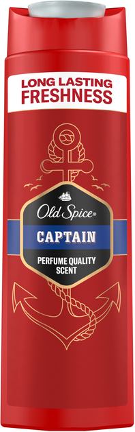 Акція на Гель для душу Old Spice Captain 3-в-1 400 мл від Rozetka