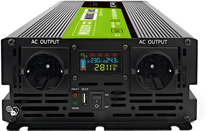 Falownik Green Cell INVGC24P3000LCD 3000 W - obraz 3