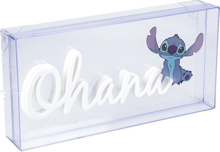 Lampka neonowa Paladone Disney Stitch Ohana (5056577729146) - obraz 2