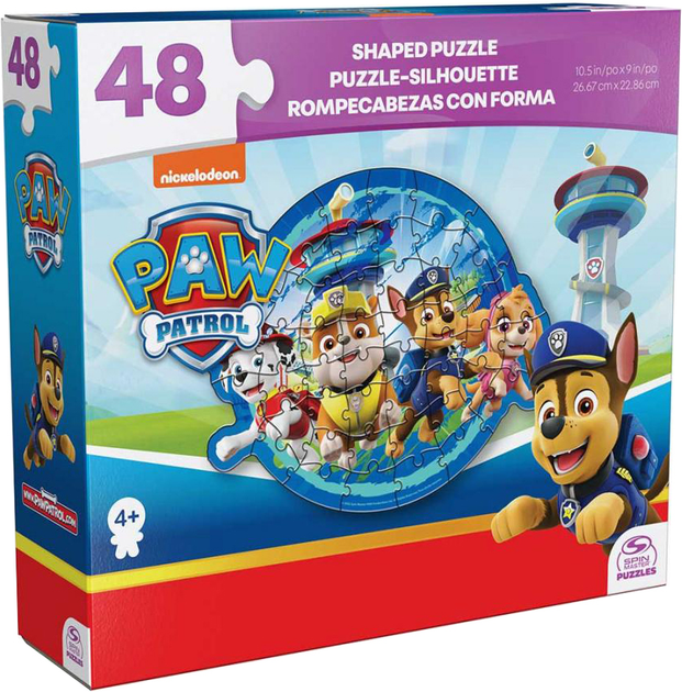 Puzzle Spin Master Psi Patrol Odważna drużyna 48 elementów (0778988487884) - obraz 1