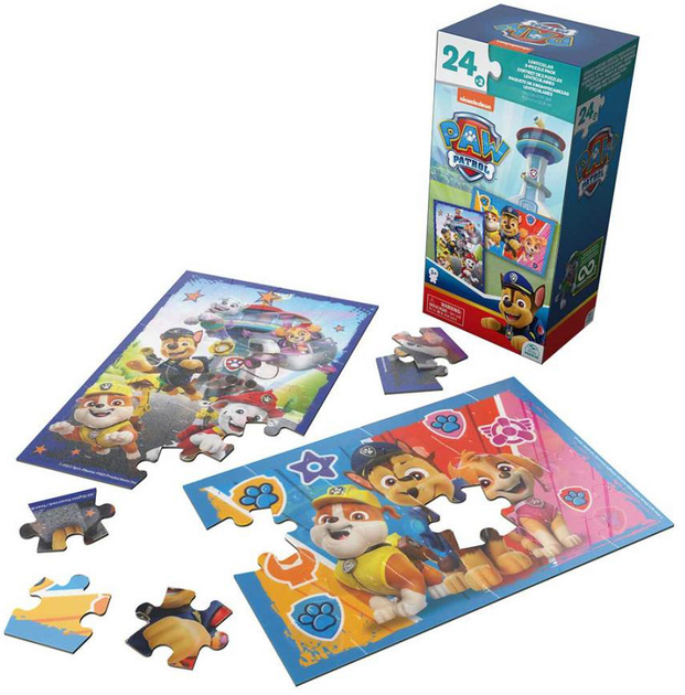 Пазл Spin Master Щенячий Патруль 2 x 24 елементи (0778988461129) - зображення 3