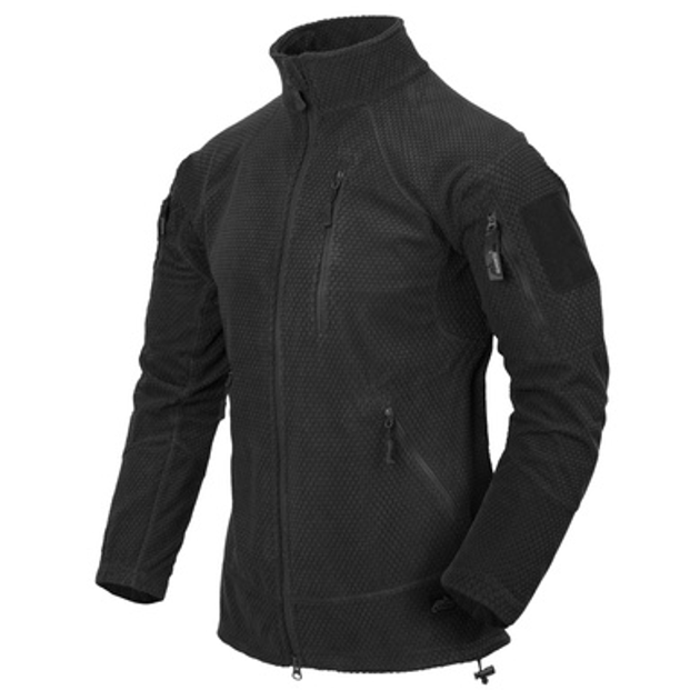 Кофта флісова Helikon-Tex Alpha Tactical Jacket Black 3XL - зображення 1