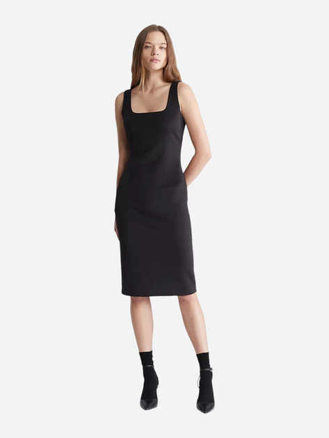 Сукня міді літня жіноча Calvin Klein 260594708 2 Чорна від Rozetka на платформі USKIDKA Акція на Сукня міді літня жіноча Calvin Klein 260594708 2 Чорна від Rozetka