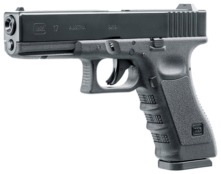 Пистолет пневматический Umarex Glock 17 Grey Blowback кал. 4.5 мм Pellet+ВВ - изображение 2