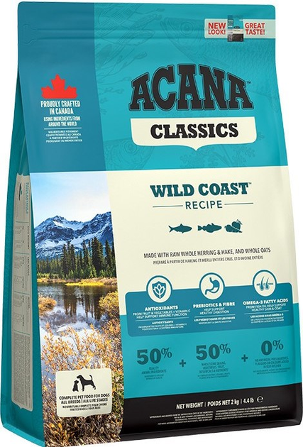 Sucha karma dla psów ACANA Classics Wild Coast Łosoś i śledź 2 kg (0064992562205) - obraz 1