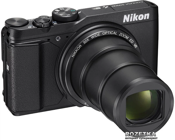 Фотоаппарат Nikon Coolpix S9900 Black (VNA790E1) купить на ROZETKA