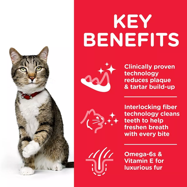 Сухий корм для котів для догляду за ротовою порожниною Hill's Science Plan Feline Adult Oral Care Курка 1.5 кг (0052742752204) - зображення 3