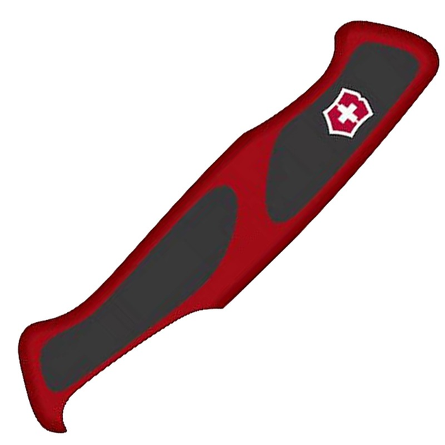 Накладка на ніж Victorinox 130мм RangerGrip передня з лого Vh+ Чорний/Червоний (1049-VxC9530.C1) - зображення 1